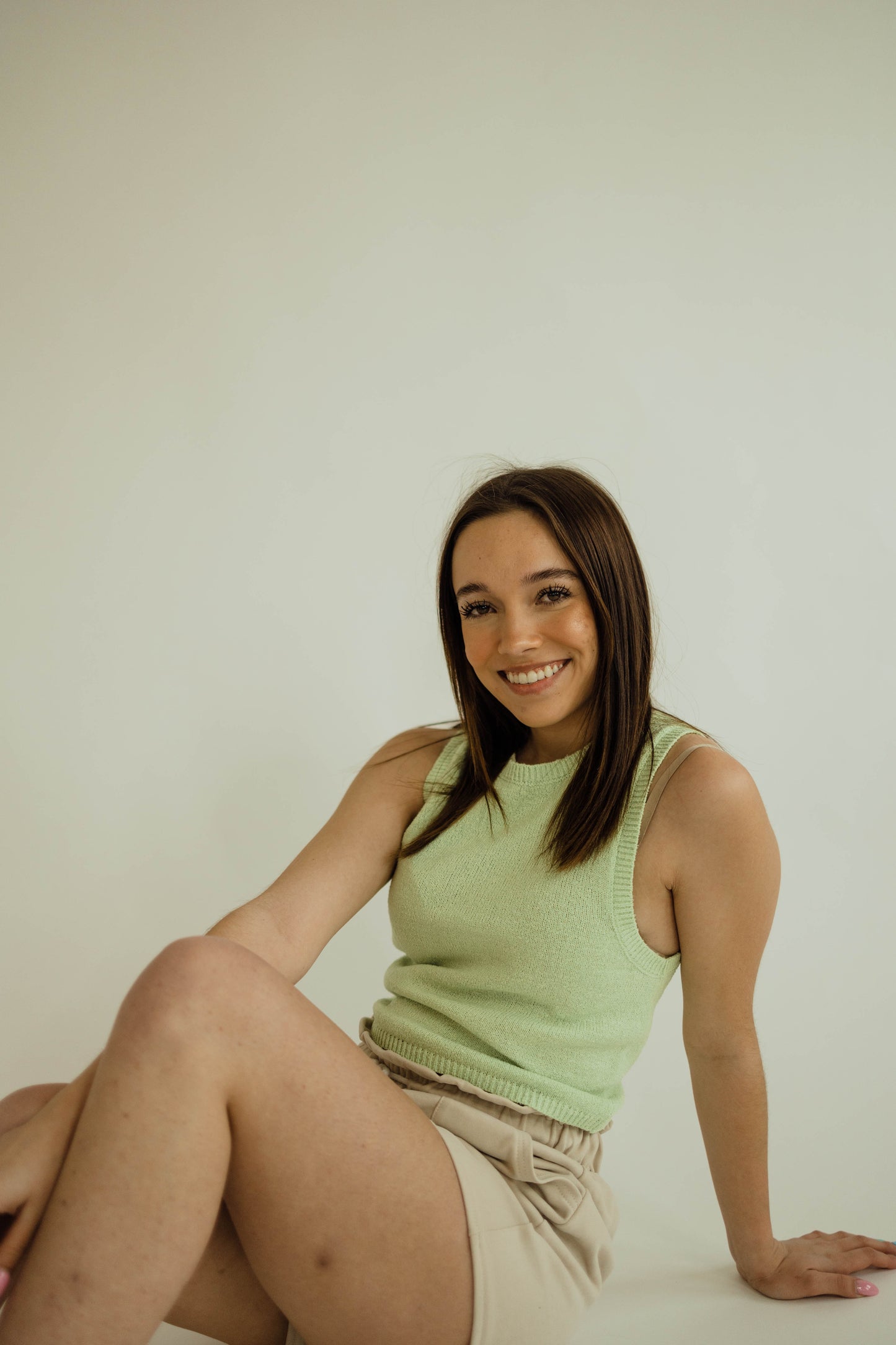 LITTLE GREEN - SWEATER TANK