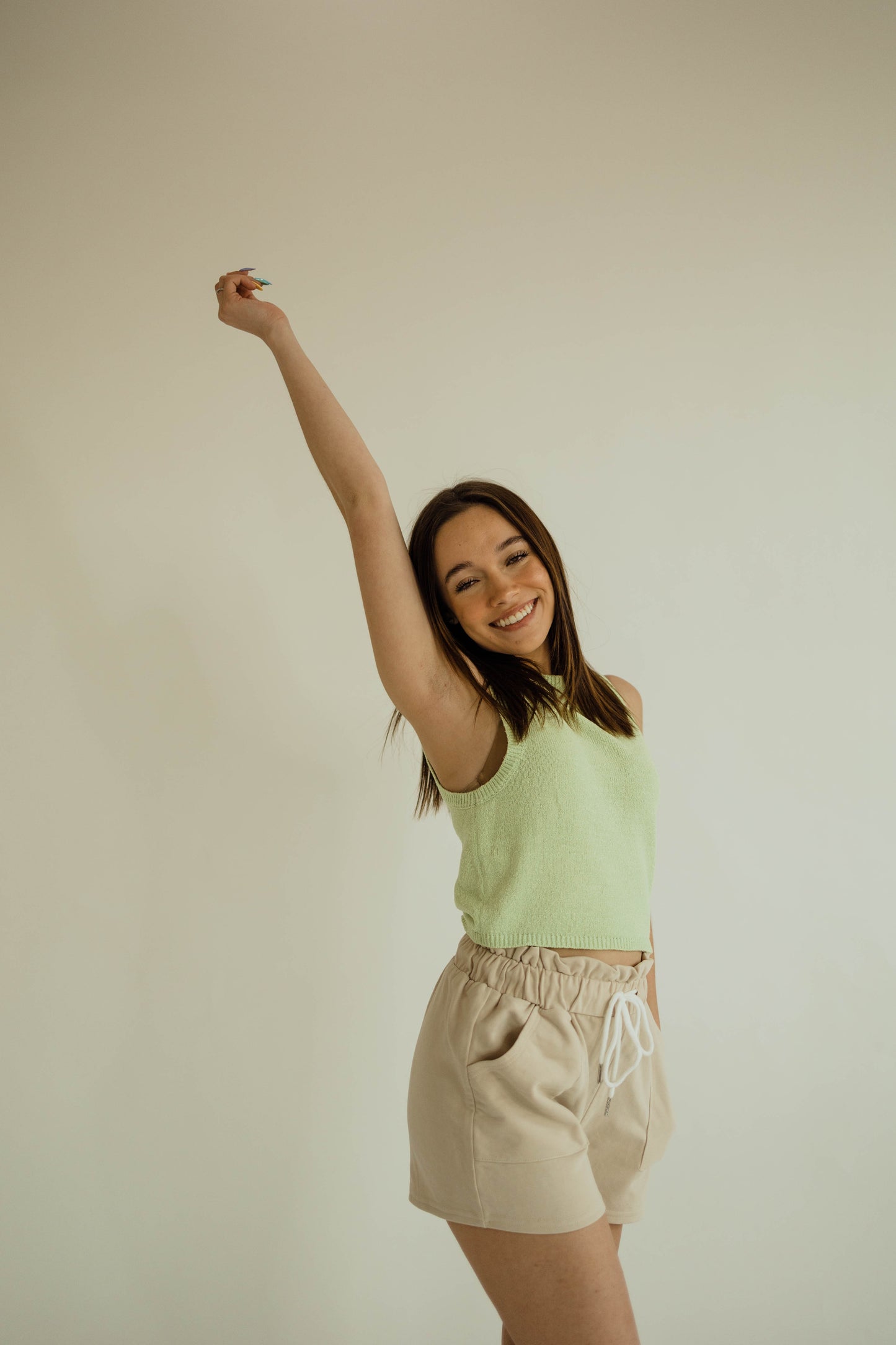 LITTLE GREEN - SWEATER TANK