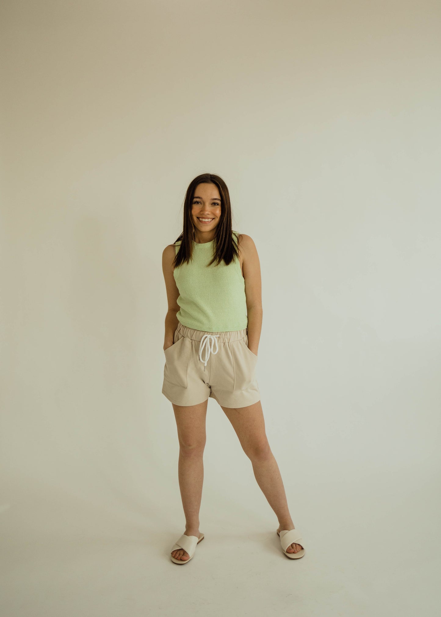 LITTLE GREEN - SWEATER TANK