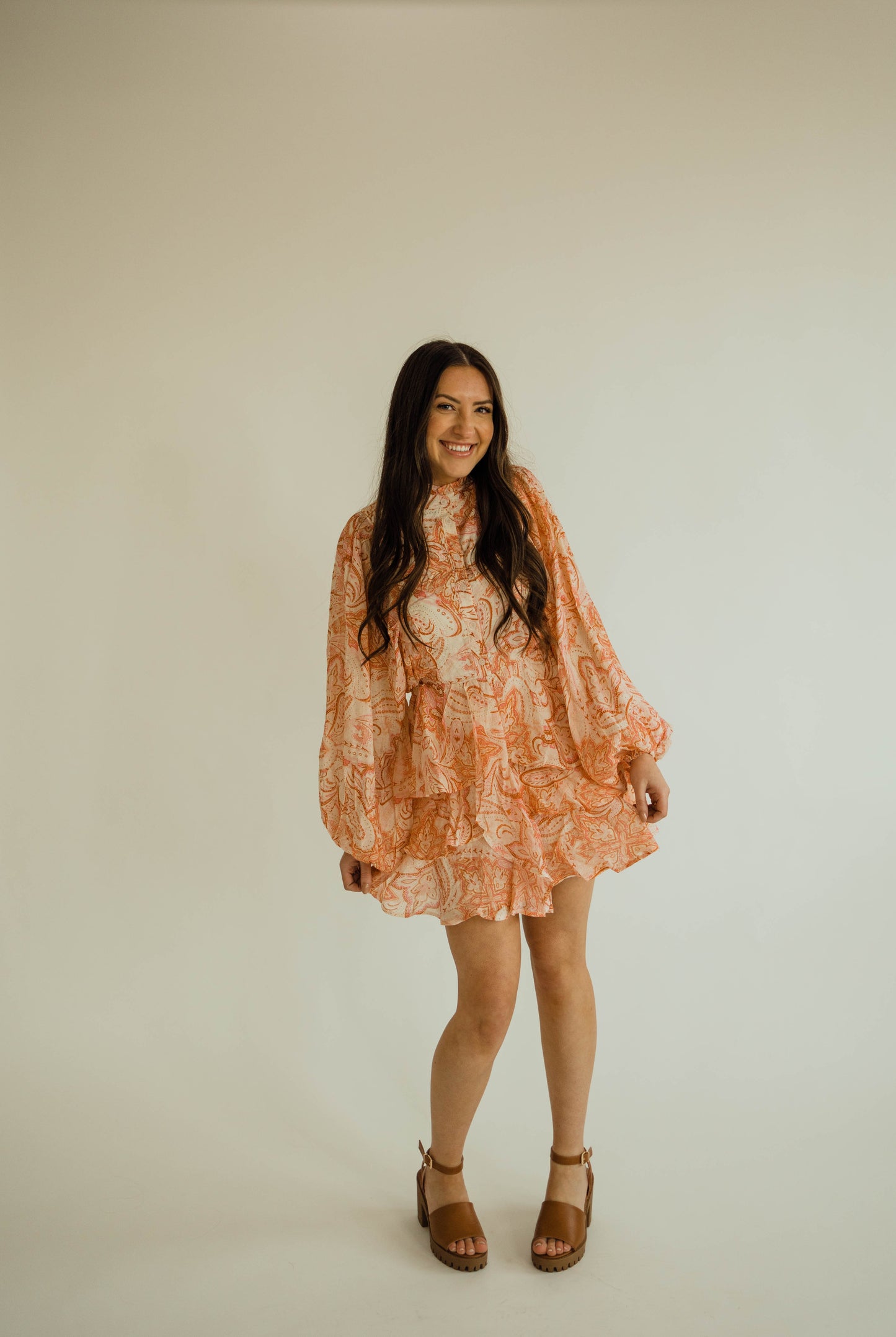 ISABELLE PAISLEY DRESS - FINAL SALE