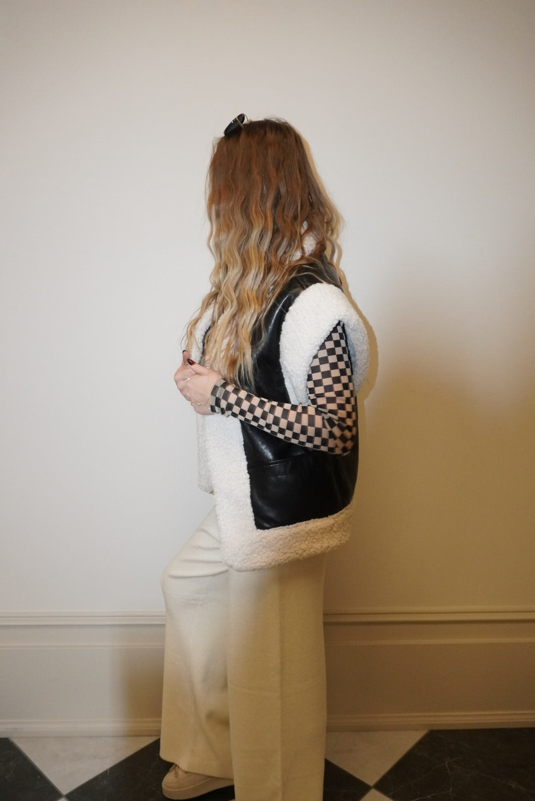 VISITING VAIL - FAUX LEATHER VEST