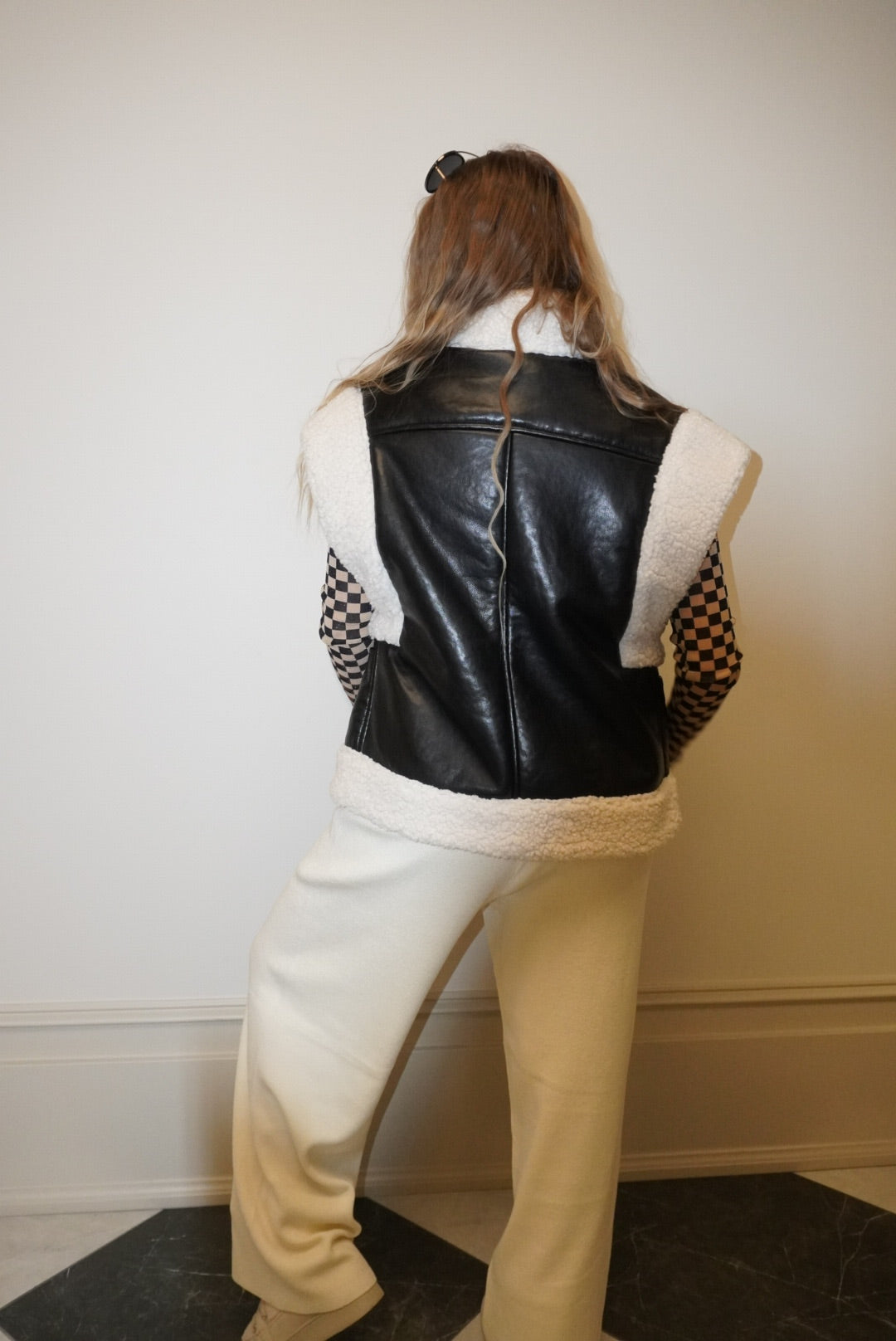 VISITING VAIL - FAUX LEATHER VEST