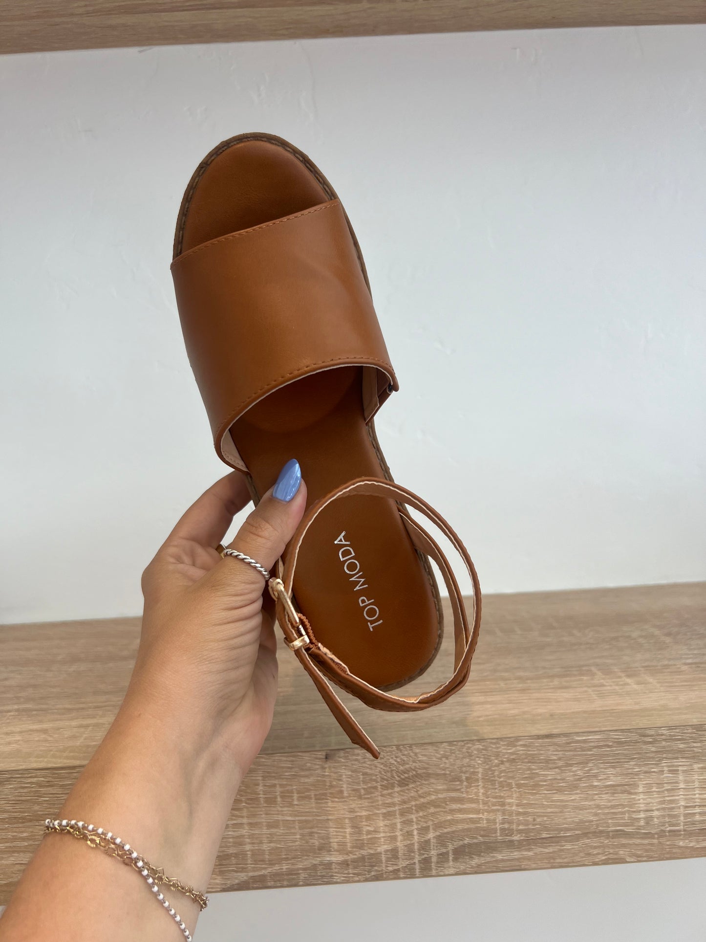 BROWN CHUNKY HEELS - FINAL SALE